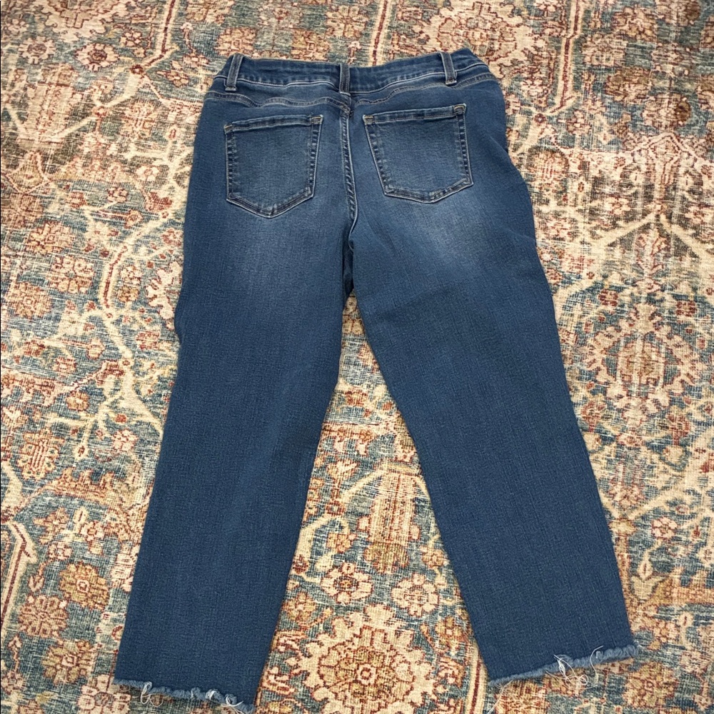 Time and Tru Dark Blue Ankle Jeans size 8 short - Picture 10 of 10
